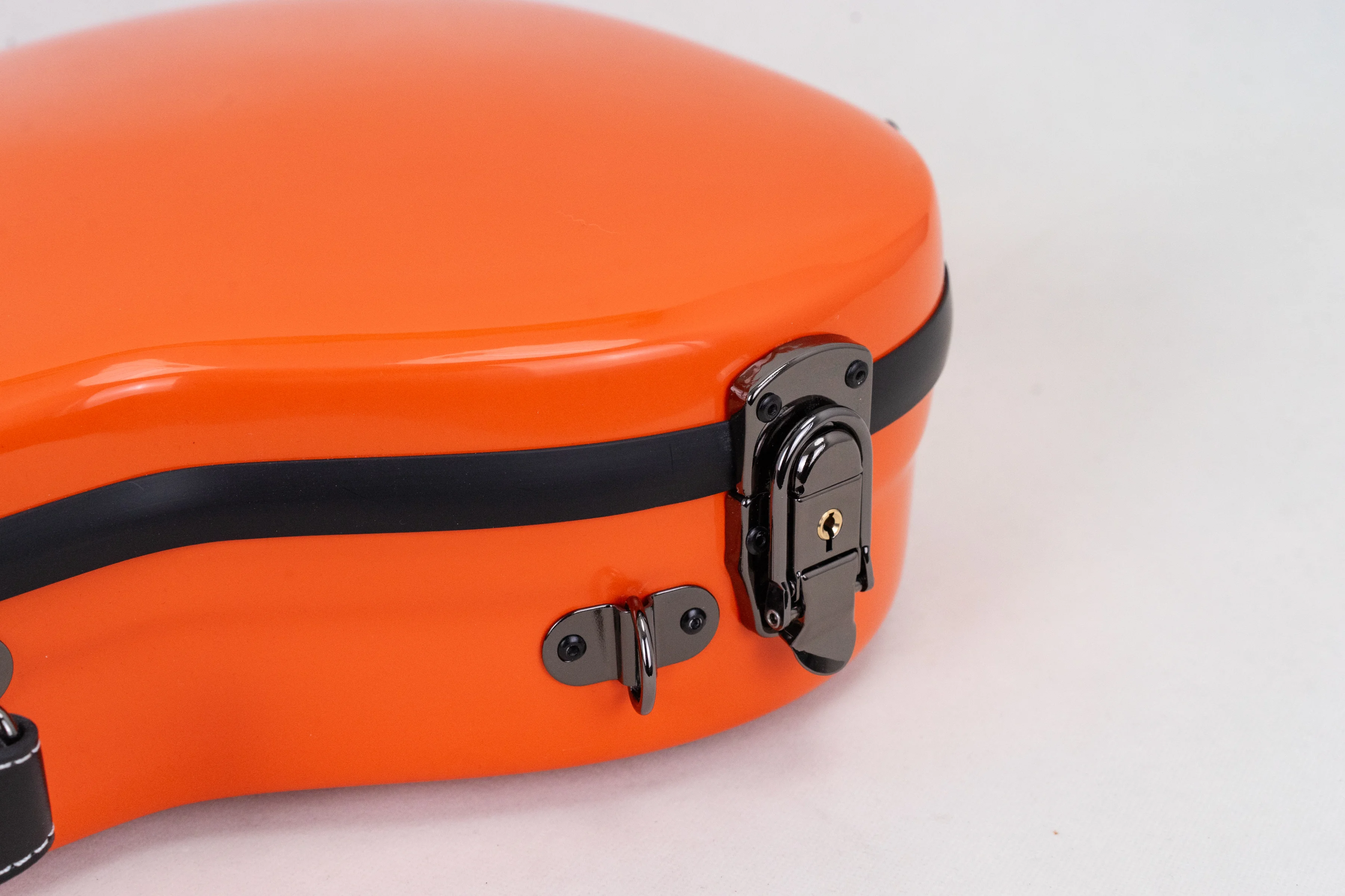 Premium Fiberglas Tenor Ukulele-Koffer Orange